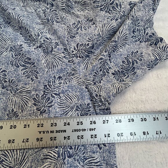 Tori Richard Honolulu Mens Leaf Hawaiian Shirt 2XL Cotton Lawn Rotary Intl Logo - Picture 6 of 7